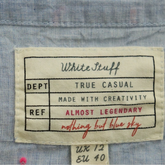 Preppy Lightweight Work Blouse Ladies Size 8 - Picture 4 of 6